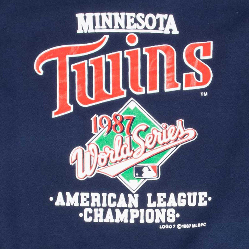 Vintage Mlb Minnesota Twins Sweatshirt 1987 XL Made In Usa