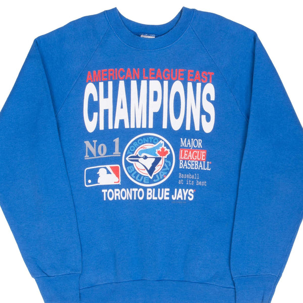 Vintage Mlb Toronto Blue Jays Champions 1989 Sweatshirt Size Large Made In Usa