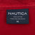 Vintage Nautica Expedition Antarctica Red Long Sleeve Tee Shirt 2000S Size XL