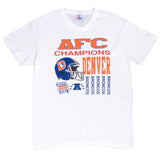 Vintage Nfl Broncos Afc Champions 1989 Tee Shirt Large Made In Usa With Single Stitch Sleeves