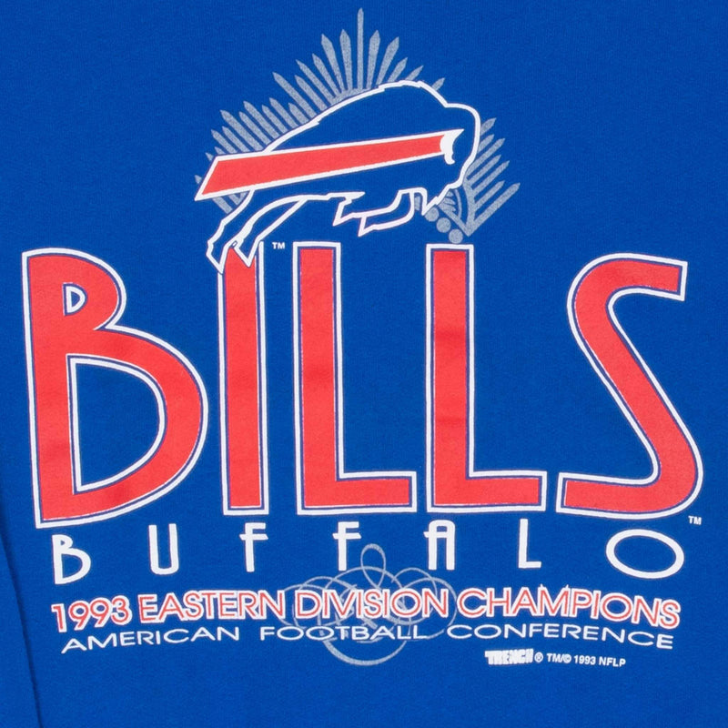 Vintage Nfl Buffalo Bills Afc Champions 1993 Sweatshirt Size Medium Made In Usa