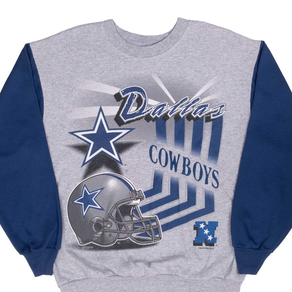 Vintage Nfl Dallas Cowboys 1994 Sweatshirt Size Large Made In Usa