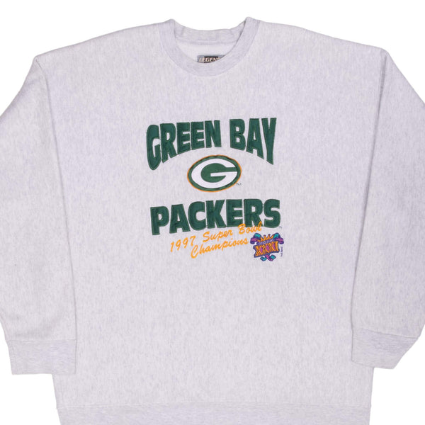 Vintage Nfl Green Bay Packers Super Bowl XXXI Champions 1997 Legends Athletics Sweatshirt Size XL Made In USA