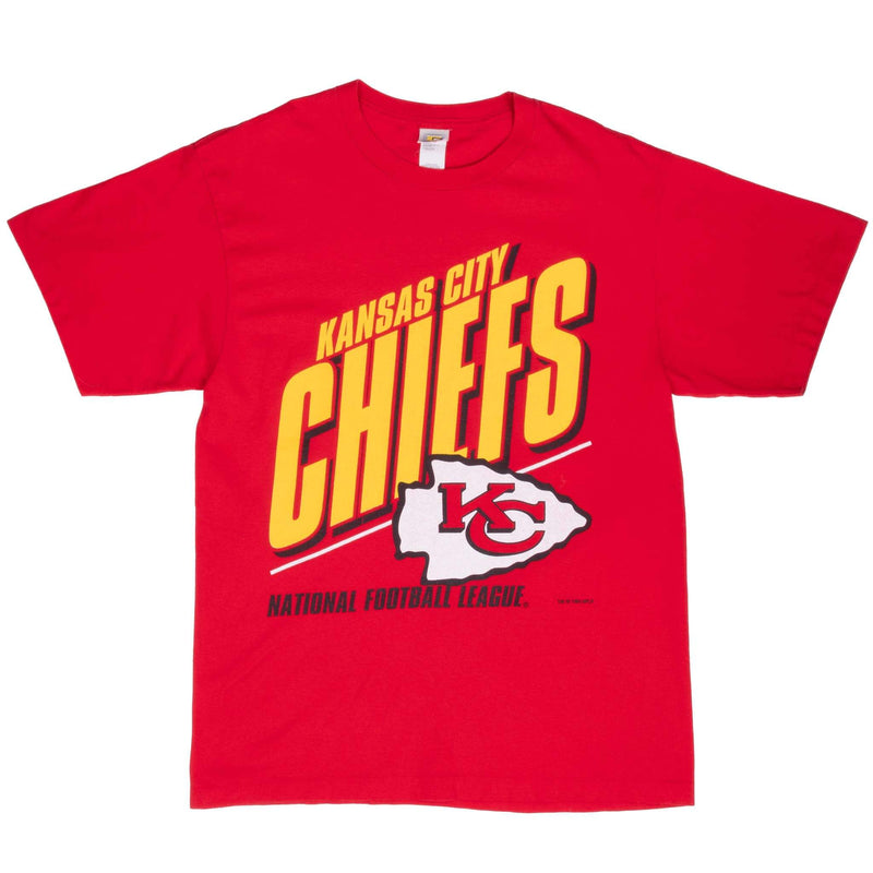 Vintage NFL Kansas City Chiefs 1994 Tee Shirt Size Medium Made In USA With Single Stitch Sleeves