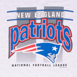 Vintage Nfl New England Patriots 1995 Grey Tee Shirt Size Large