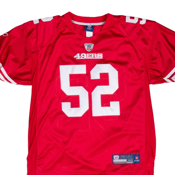 Vintage Nfl San Francisco 49Ers Patrcik Willis Reebok Jersey Size 48