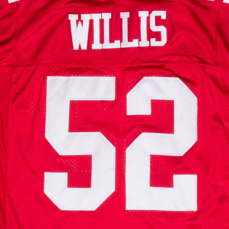 Vintage Nfl San Francisco 49Ers Patrcik Willis Reebok Jersey Size 48