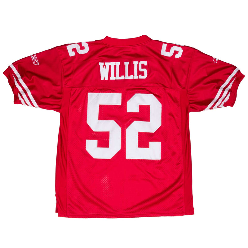 Vintage Nfl San Francisco 49Ers Patrcik Willis Reebok Jersey Size 48