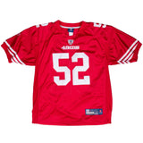 Vintage Nfl San Francisco 49Ers Patrcik Willis Reebok Jersey Size 48