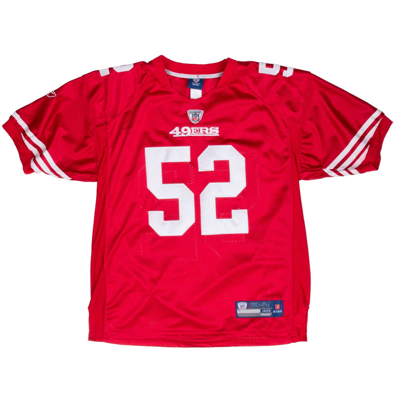 Vintage Nfl San Francisco 49Ers Patrcik Willis Reebok Jersey Size 48