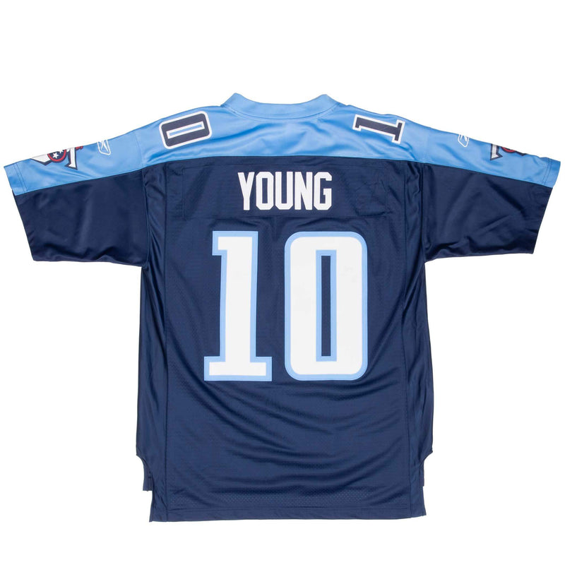 VINTAGE NFL TENNESSEE TITANS VINCE YOUNG REEBOK JERSEY 2000S LARGE