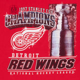 Vintage Nhl Detroit Red Wings Champions 1997 Tee Shirt Size Large