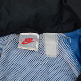 Vintage Nike Classic Swoosh Blue Windbreaker Jacket Late 1980S Size Large