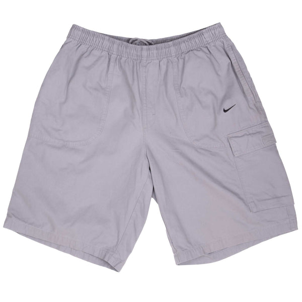 Vintage Nike Classic Swoosh Grey Shorts 2000S Size Large