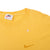 VINTAGE NIKE CLASSIC SWOOSH YELLOW TEE SHIRT 1990S XL MADE IN USA