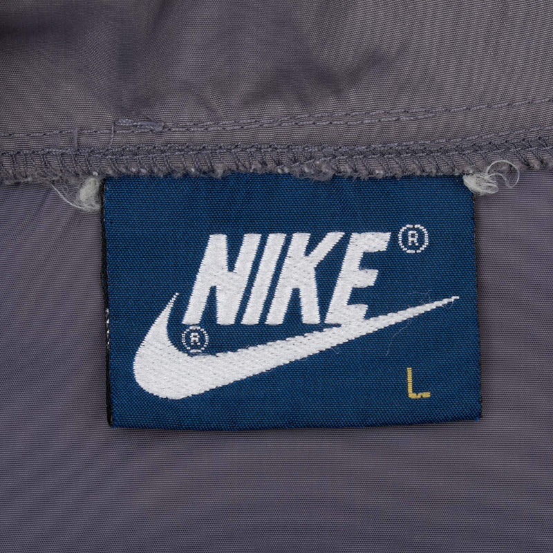 Vintage Nike Grey Pullover Windbreaker Jacket Early 1980S Size Large