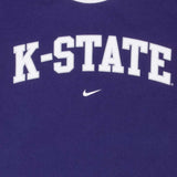 Vintage Nike Ncaa Kansas State Ringer Purple Tee Shirt 1990S Medium