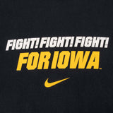 Vintage Nike Ncaa Fight Fight Fight University Of Iowa 2000S Tee Shirt Size Medium