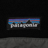 Vintage Patagonia 1990S Synchilla Snap T Black Fleece Pullover Size 2XL