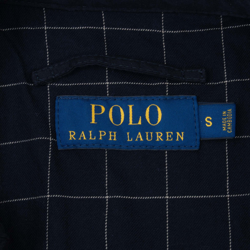 Vintage Polo Ralph Lauren Black Harrington Golf Jacket 1990S Size Small