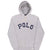 Vintage Polo Ralph Lauren Grey Hoodie Sweatshirt Size Small