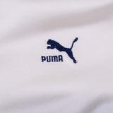 Vintage Puma Track White and Blue Jacket 1980S Size Large