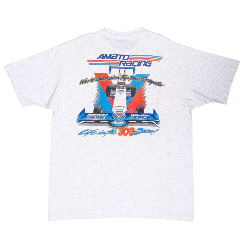 Vintage Racing Nhra Windston Drag Racing Joe Amato 1992 Tee Shirt Size XL Made In Usa With Single Stitch Sleeves