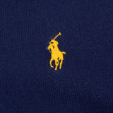 Vintage Ralph Lauren Blue Rugby Polo Shirt 1990S Large