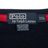 Vintage Ralph Lauren Navy Blue 1990S Classic Crewneck Sweatshirt Size 2XL Made In USA