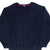 Vintage Ralph Lauren Navy Blue 1990S Classic Crewneck Sweatshirt Size 2XL Made In USA