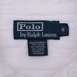 Vintage Ralph Lauren White Rugby Polo Shirt 1990S Size Small