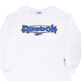 Vintage Reebok Spellout 1990S Long Sleeve Tee Shirt Size XL Made In Usa