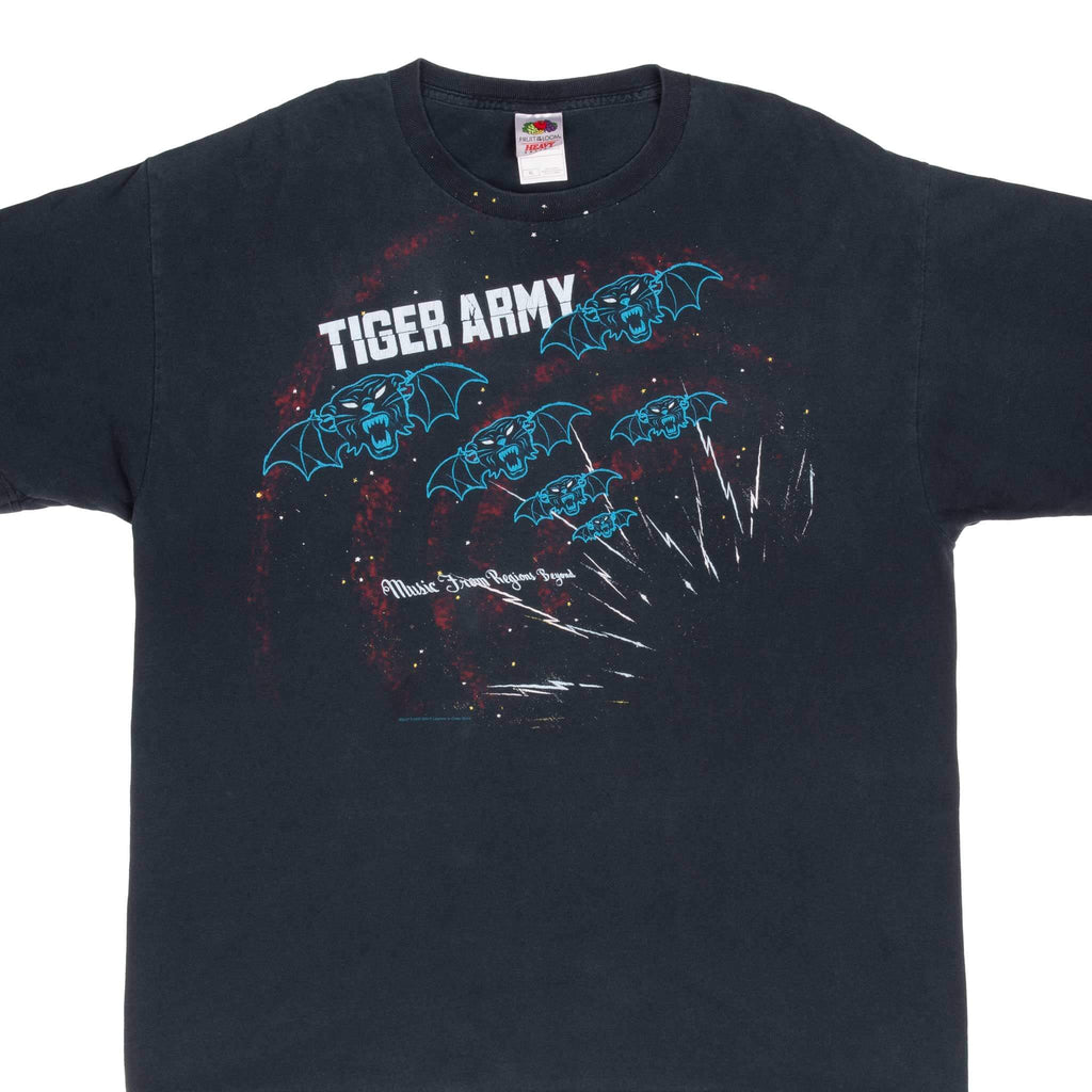 Vintage Tiger Army Music From Regions Beyond 2007 Tee Shirt Size XL