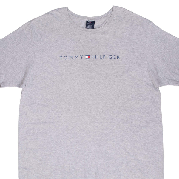 Vintage Tommy Hilfiger Grey Classic Tee Shirt Size 2XL