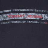 Vintage Tommy Hilfiger Spellout Black Tee Shirt 2000S Size Medium