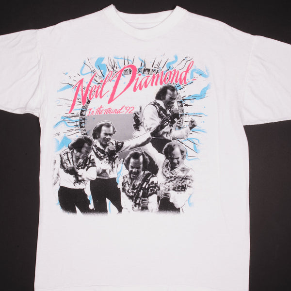 CAMISETA VINTAGE NEIL DIAMOND IN THE ROUND 1992 TALLA GRANDE