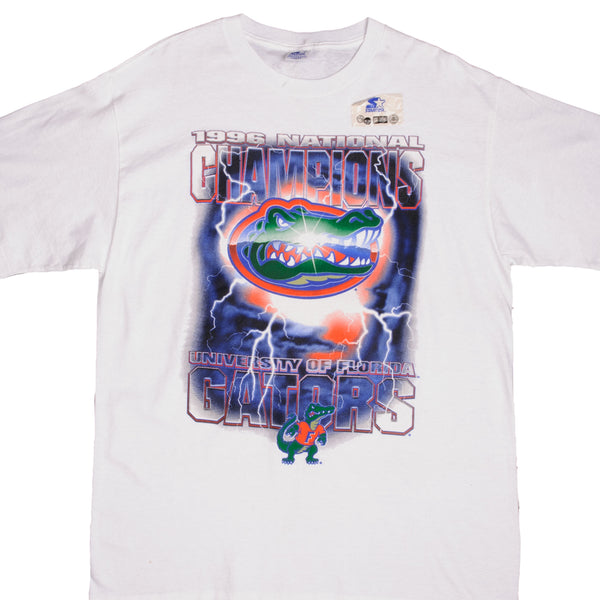 Vintage NFL Florida Gators 1996 Champions Tee Shirt Size Large With Single Stitch Sleeves, With Tags.