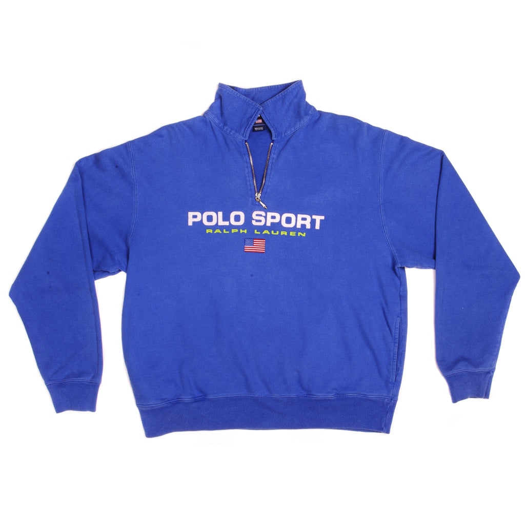 VINTAGE POLO SPORT RALPH LAUREN SWEATSHIRT 1990s SIZE MEDIUM