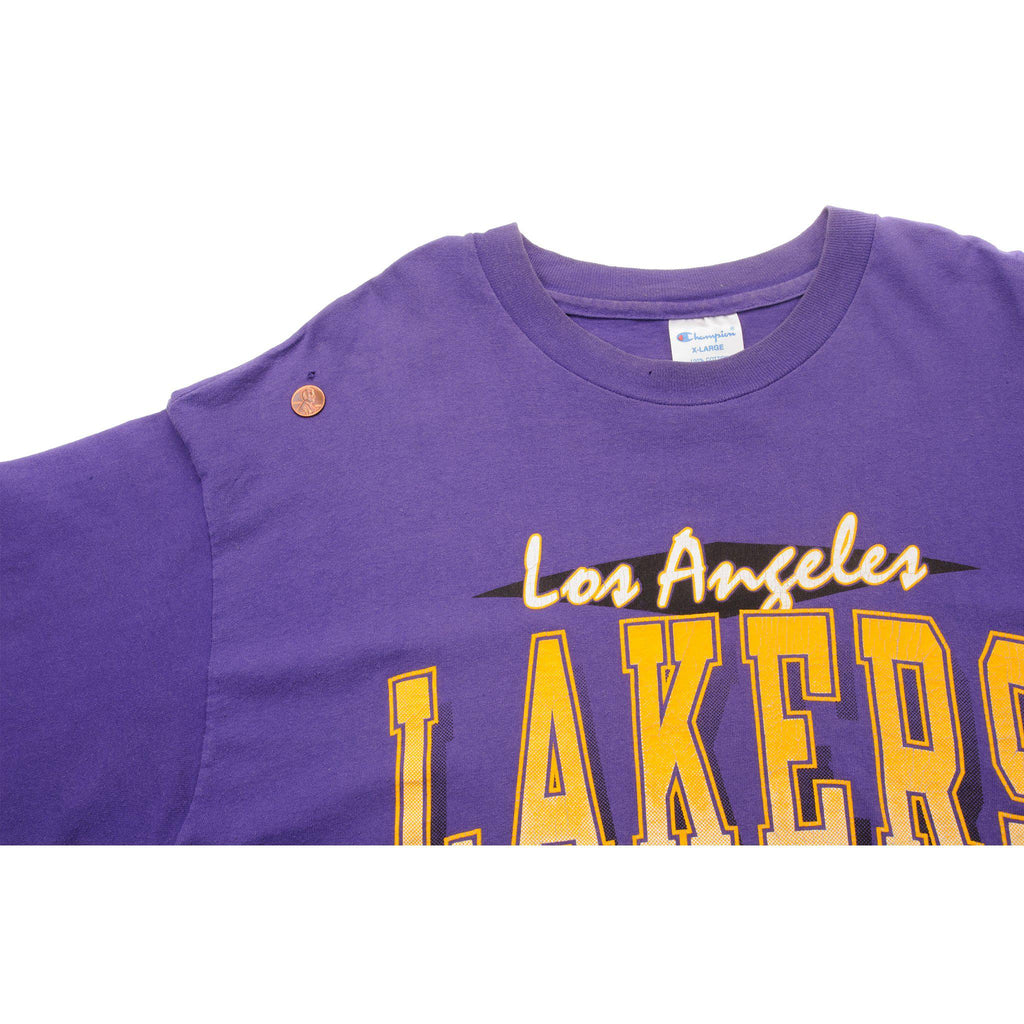 90's Los Angeles Lakers Champion NBA Authentic Practice Tee Size L/XL