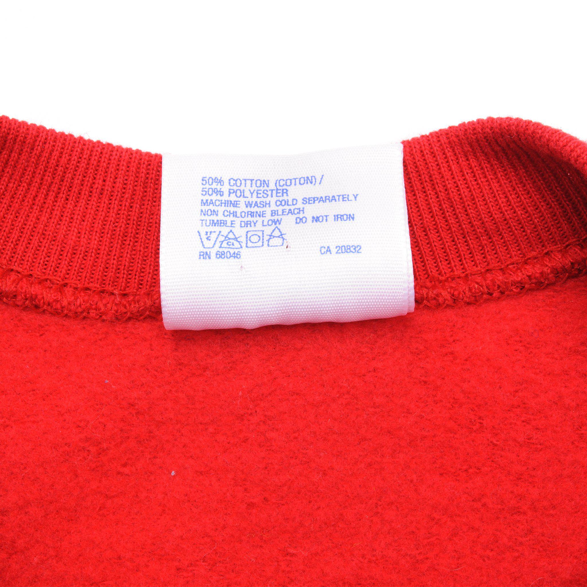 Printify Chicago Blackhawks Vintage 90's NHL Crewneck Sweatshirt S / Red