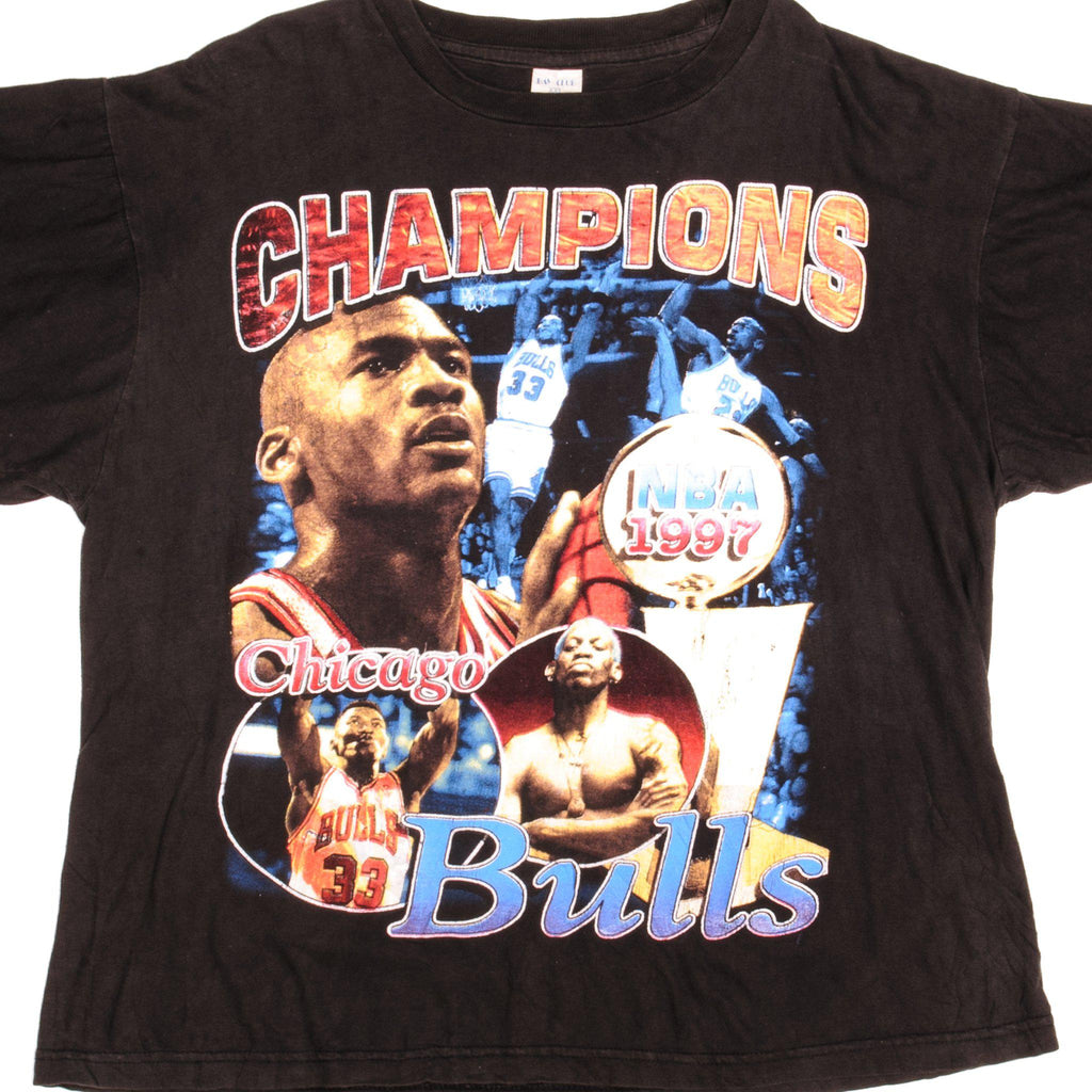 90's Chicago Bulls Raptees T-shirt The Chicago Bulls are an