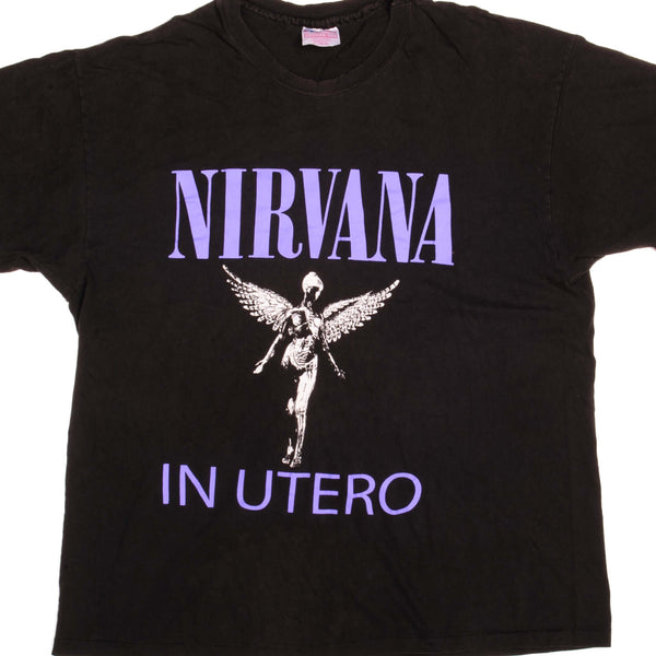 nirvana in utero shirt vintage