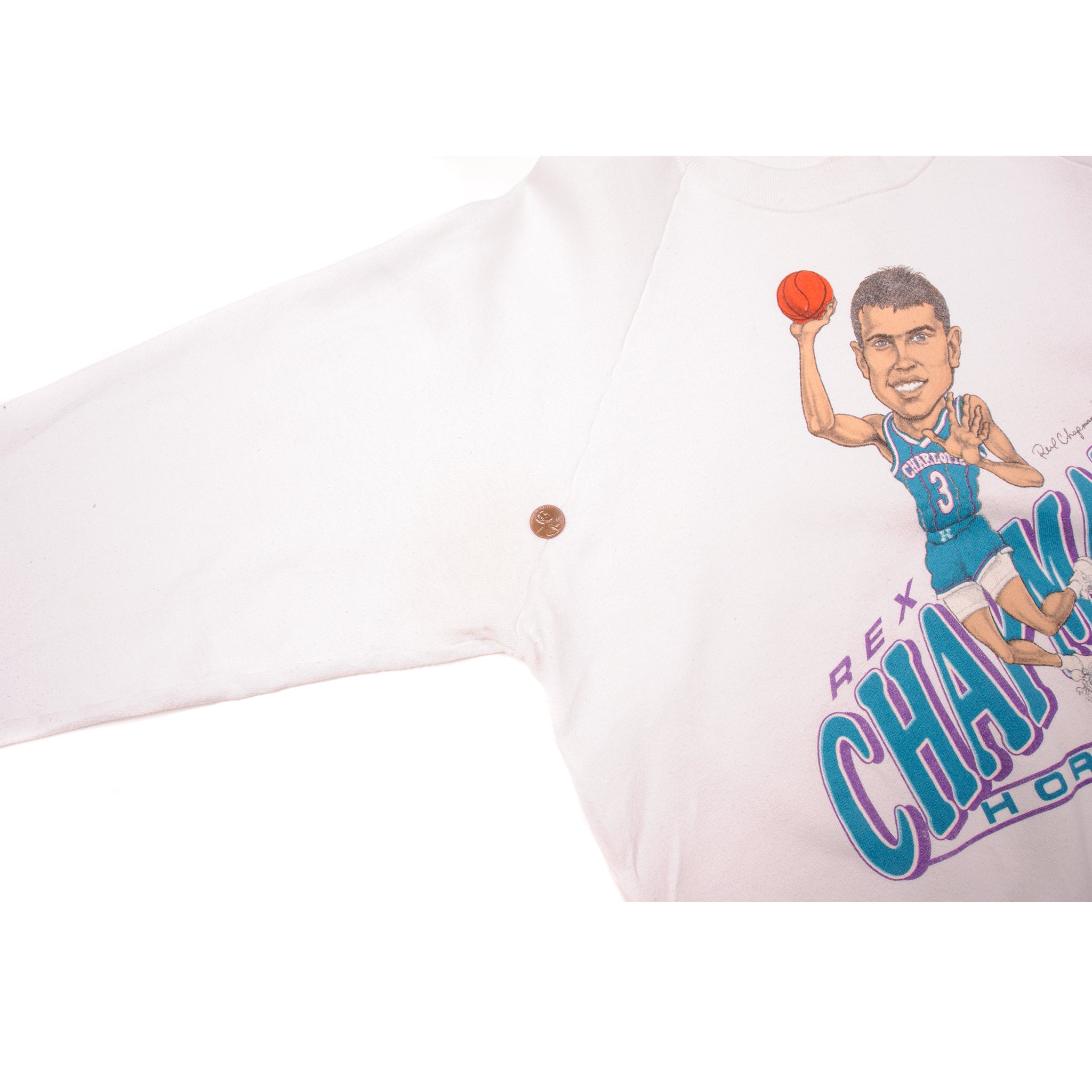 Rare Vintage Charlotte Hornets Sweatshirt / NBA Sweatshirt