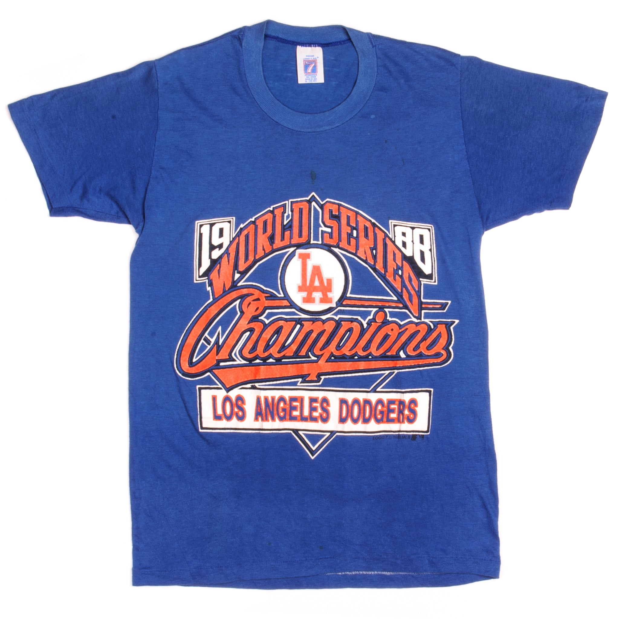 80's Los Angeles Dodgers Logo 7 MLB T Shirt Size Medium – Rare VNTG