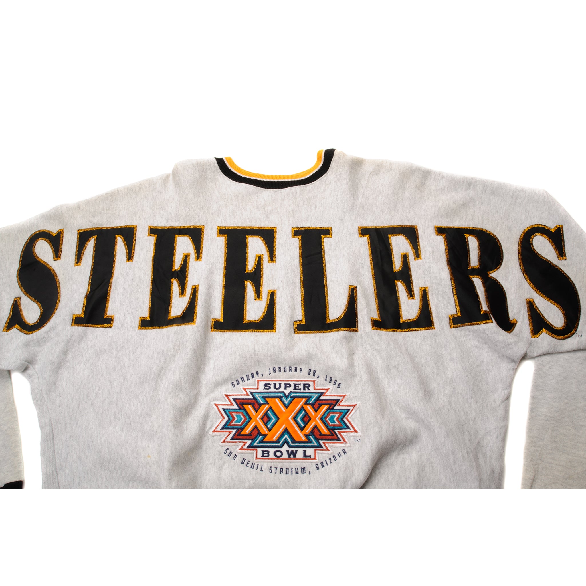 Vintage Wide-Print Pittsburgh Steelers Sweatshirt