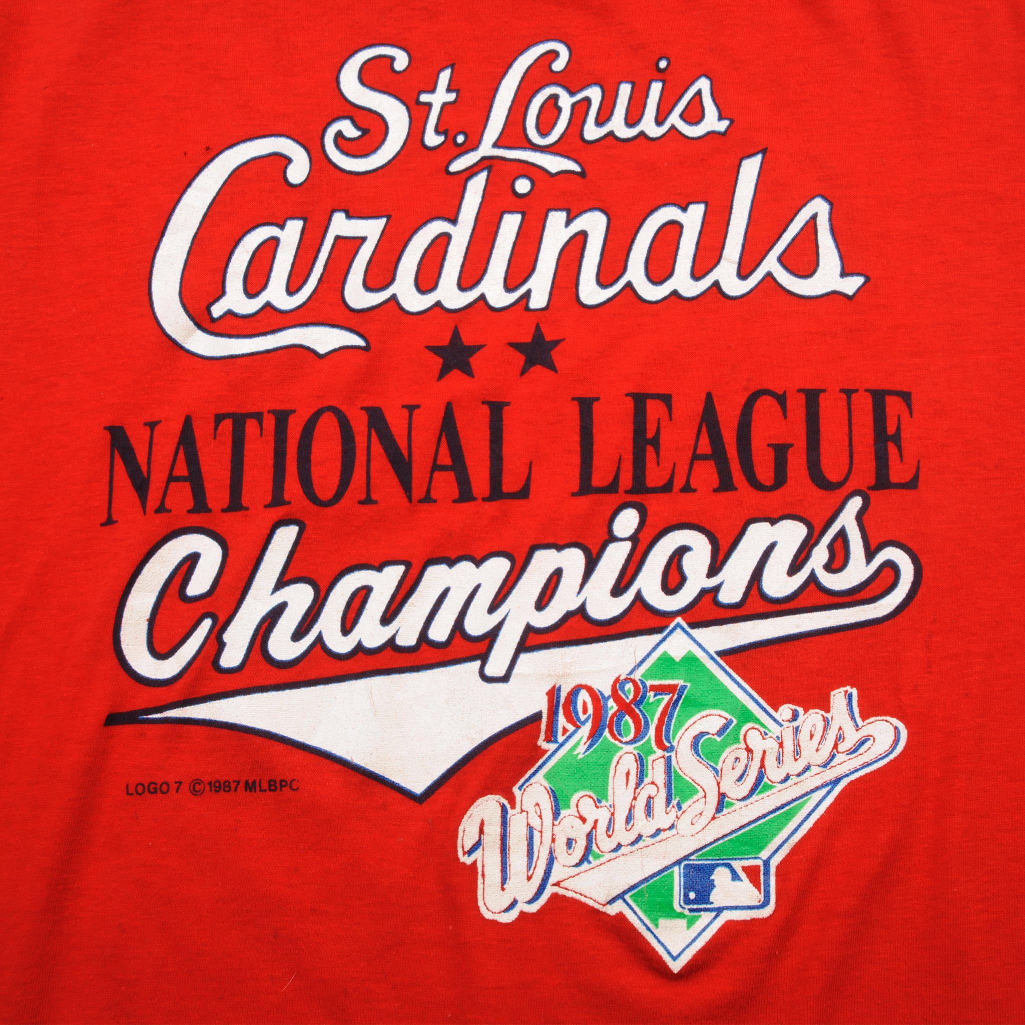 CustomCat St.Louis Cardinals Vintage MLB Crewneck Sweatshirt Ash / M