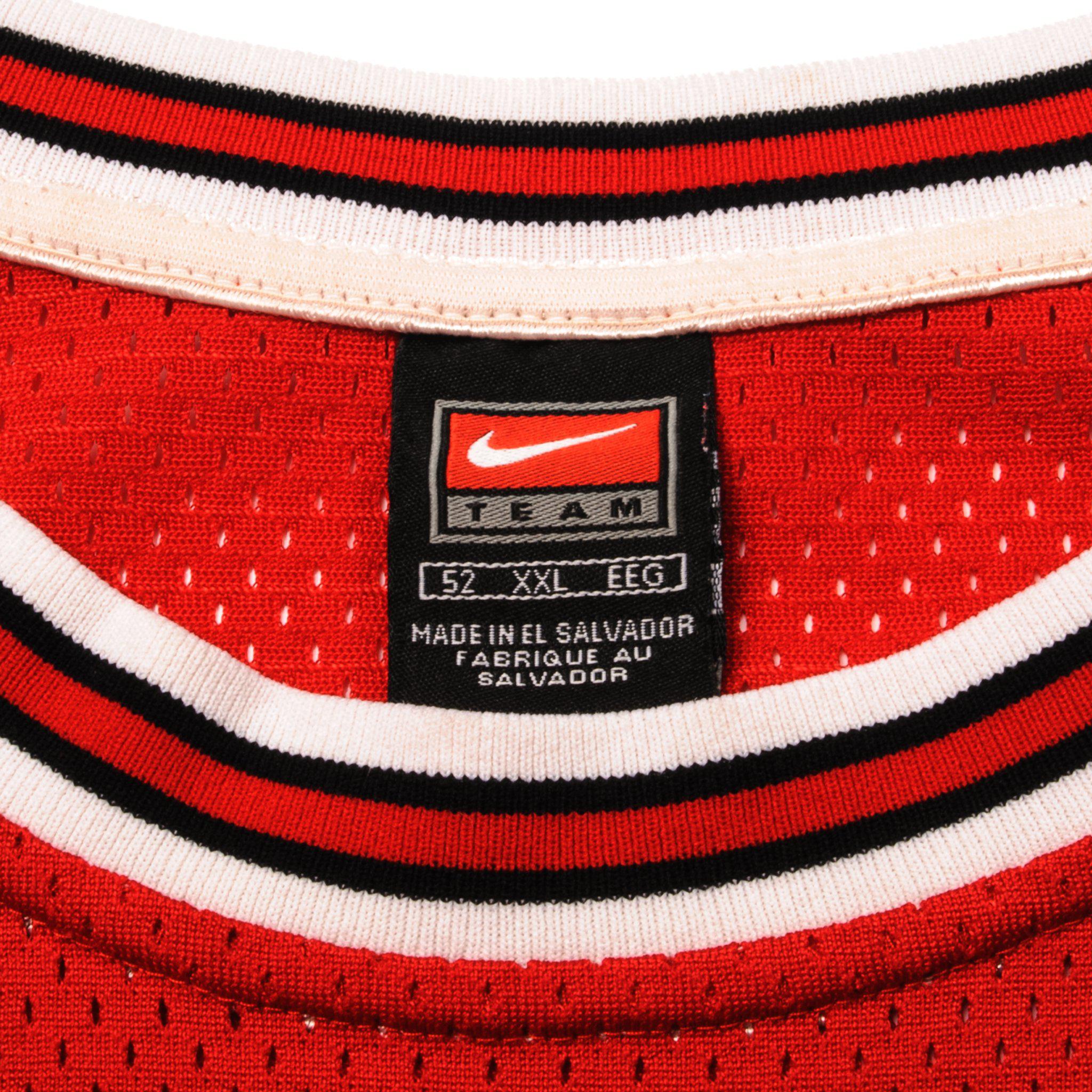 Vintage Michael Jordan Nike Chicago Bulls 45 Authentic NBA Jersey 52