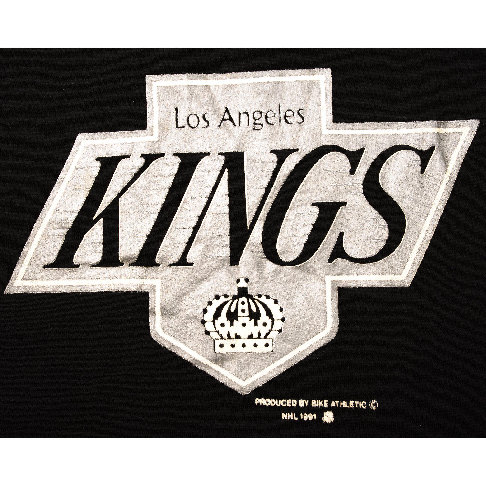 Vintage 90s NHL Los Angeles Kings Sweatshirt Black Unisex Men Women KV3703