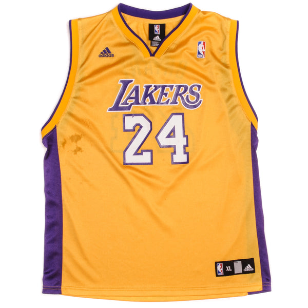 Cropped Los Angeles Lakers Basketball Jersey #24 Kobe