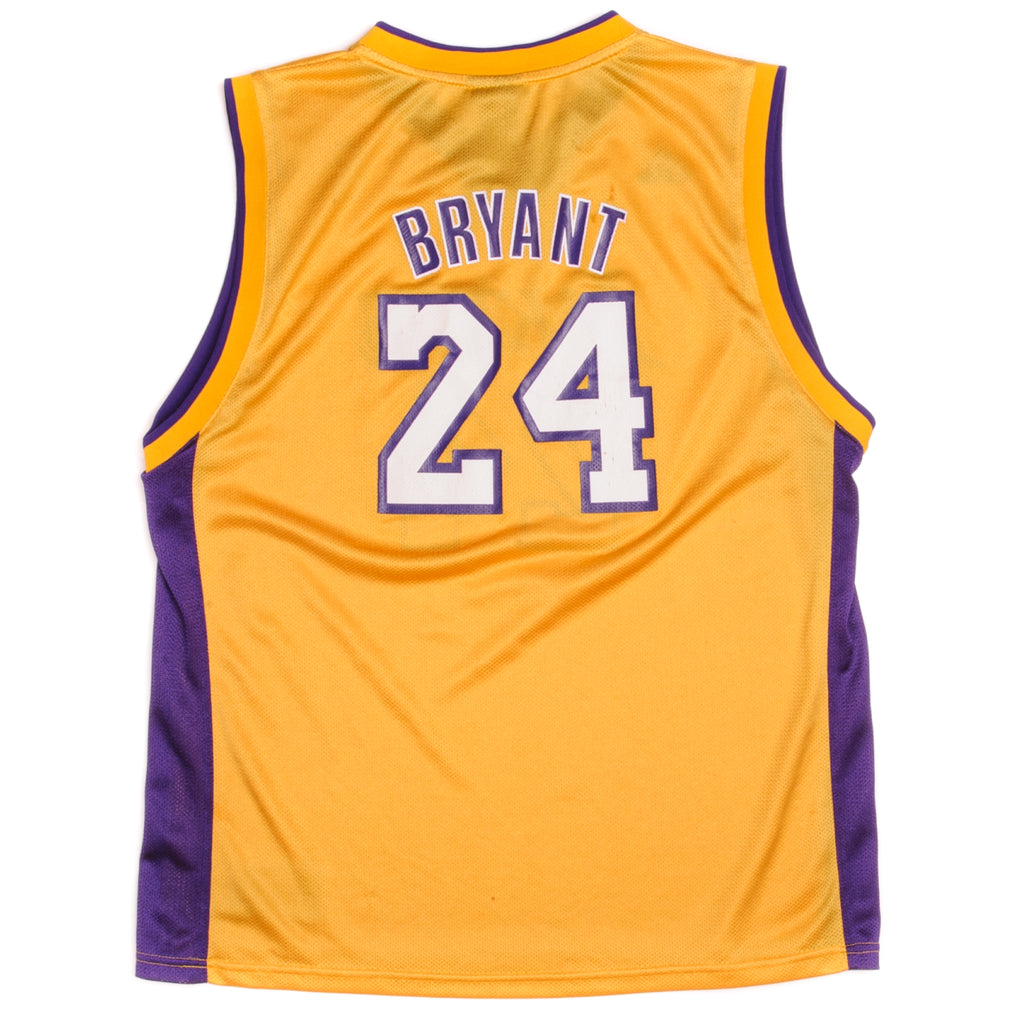 Half And Half Los Angeles Lakers Kobe Bryant Jersey #24 Xl Great